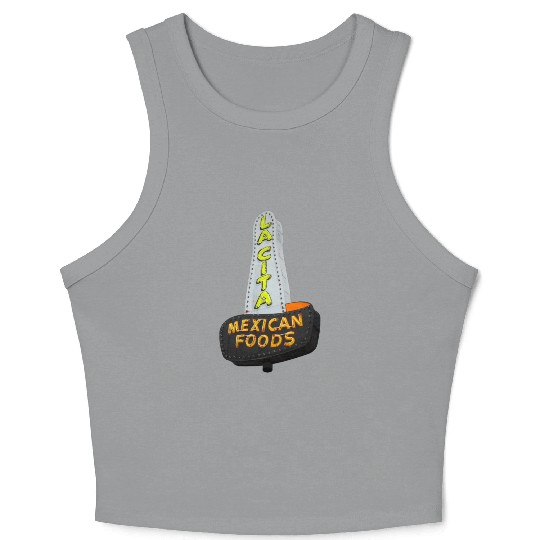 La Cita Mexican Foods Route 66 Tucumcari NM Crop Tank Top