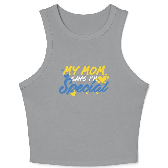 Down Syndrome Awareness Special Education Gifts Crop Tank Top