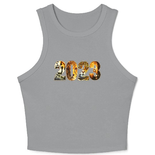 2023 WILD CAT DESIGN TIGER, CHEETAH, JAGUAR, LION Crop Tank Top