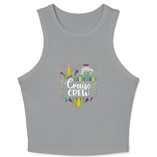 Mardi Gras Cruise 2023 New Orleans Carnival Vacati Crop Tank Top