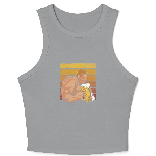 Bodybuilding - Gym Retro Crop Tank Top