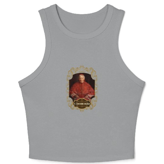 St. John Henry Newman Oxford Movement Catholic Crop Tank Top