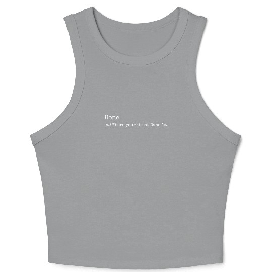 Great Dane Home Definition Crop Tank Top