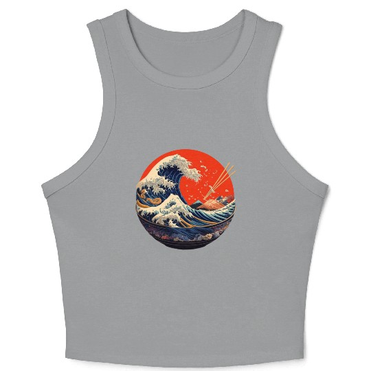 Kanagawa Japanese Ramen Crop Tank Top