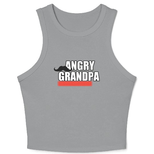 ANGRY GRANDPA Crop Tank Top