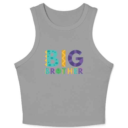Big Brother Boy Dino Lover Crop Tank Top
