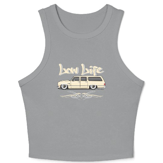 low life Santa Fe Tan Crop Tank Top