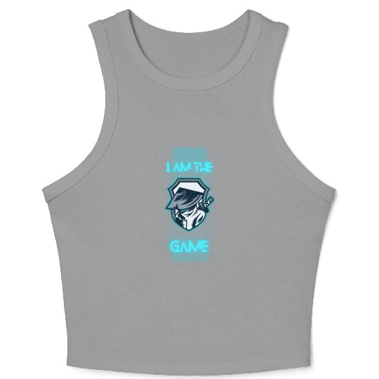 I AM THE GAME Crop Tank Top