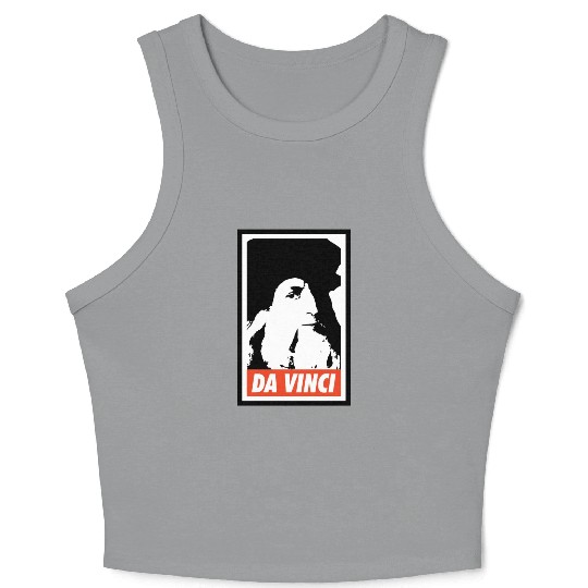 Leonardo Da Vinci Crop Tank Top