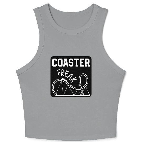 Roller Coaster freak Crop Tank Top
