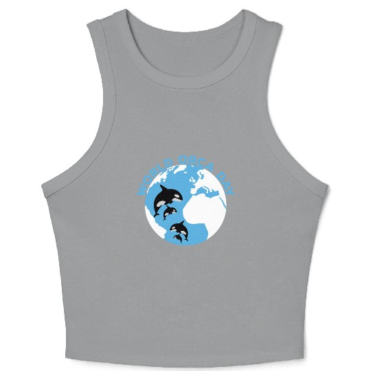 World Orca Day Crop Tank Top