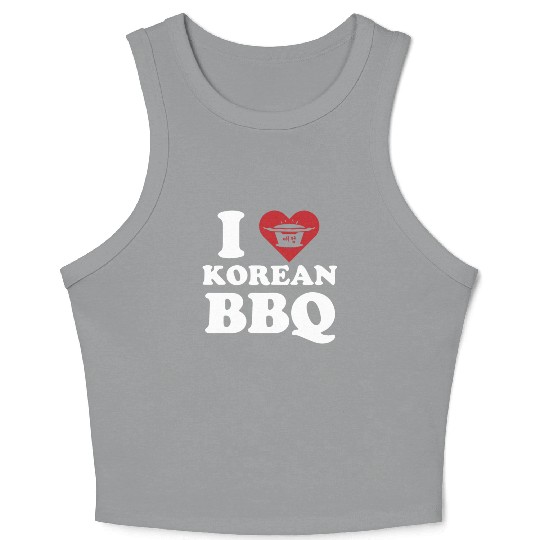 Korean BBQ, korean band, korean show Crop Tank Top