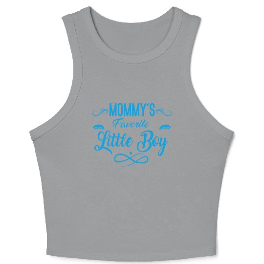 Mommy's Favorite Little boy Crop Tank Top