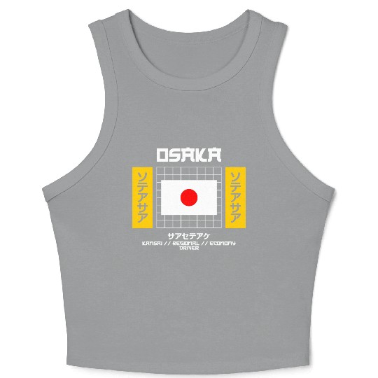Osaka Kansai Regional Economy Driver Crop Tank Top