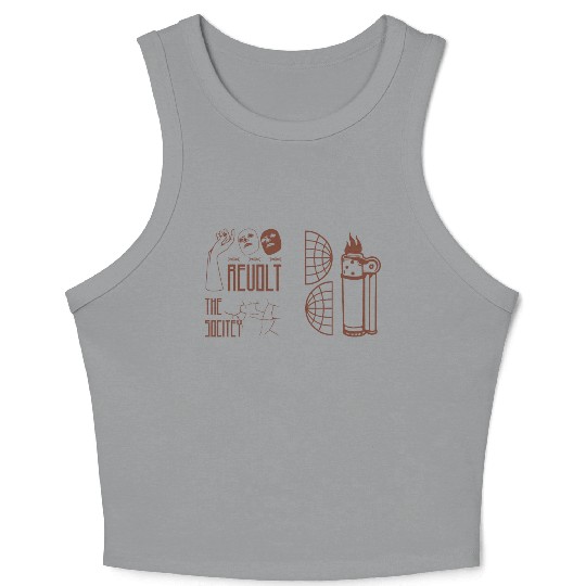 Revolt the Society Crop Tank Top