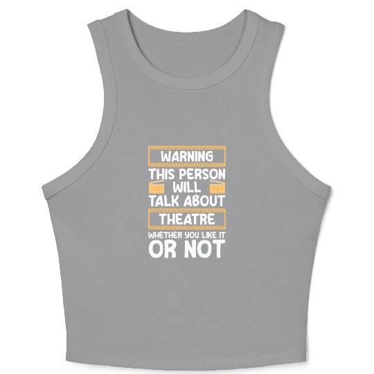 Theater Direction Drama Club Crop Tank Top