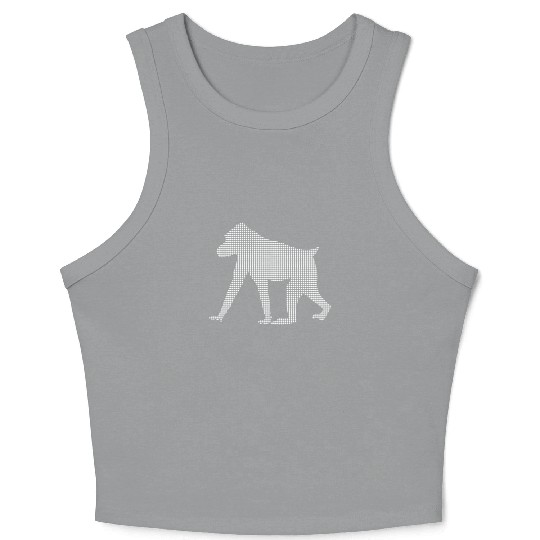 monkey Crop Tank Top