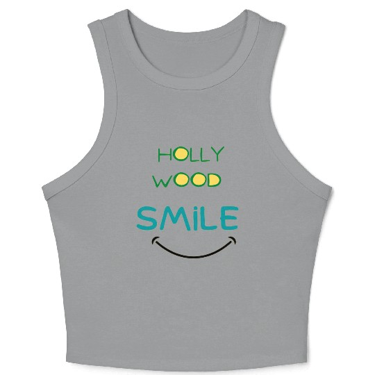 Hollywood smile Crop Tank Top