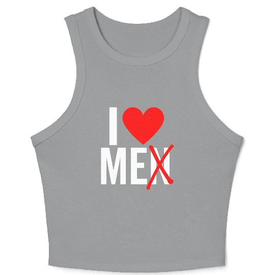 I Love Men I Love Me Crop Tank Top