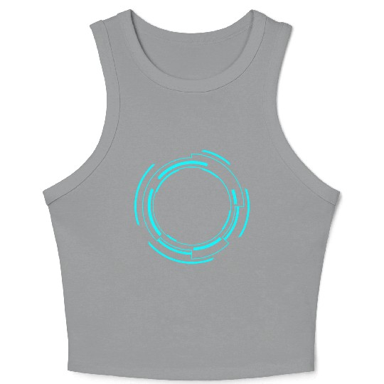 Cyberpunk teleporter 4. Crop Tank Top