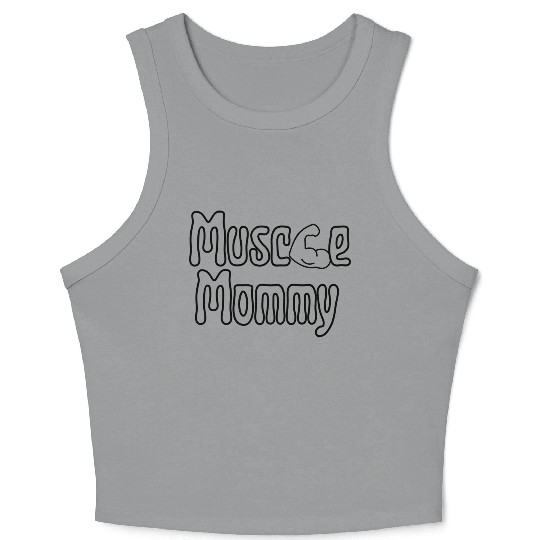 Muscle Mommy Pump Cover Crop Tank Top