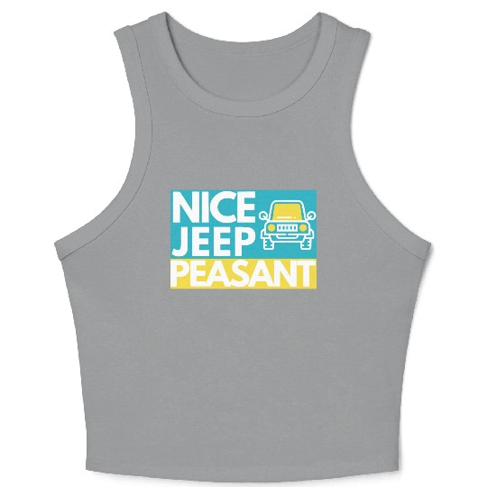 Nice Jeep Peasant Crop Tank Top