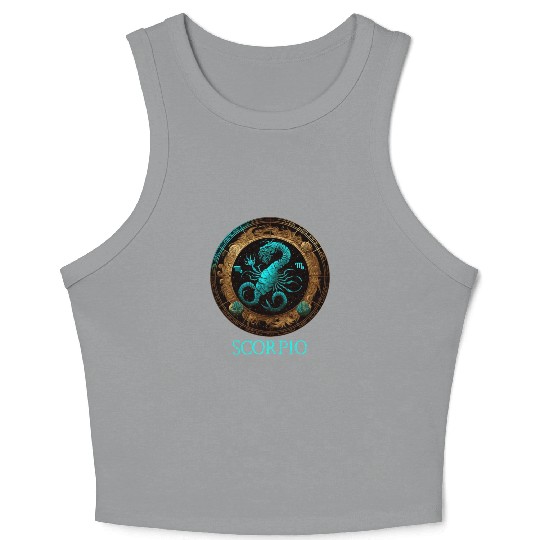 Embrace Your Scorpio Identity: Scorpio Pride Zodia Crop Tank Top