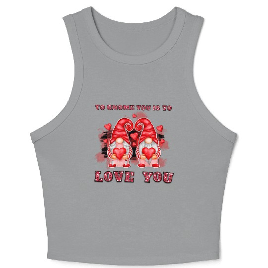 Love you | valentines day | valentines day gifts Crop Tank Top