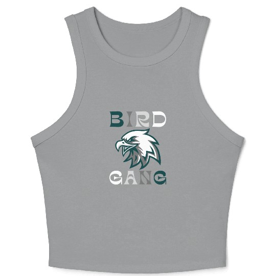 Eagle Bird Gang Funny Philadelphia Crop Tank Top