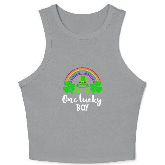 One Lucky Boy St Patrick's Day Crop Tank Top