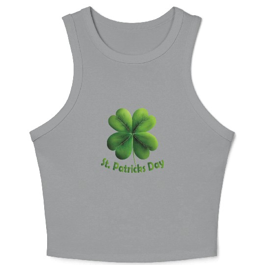 St Patricks Day, Happy Saint Patrick's Day Crop Tank Top
