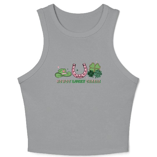 Howdy lucky charm Crop Tank Top