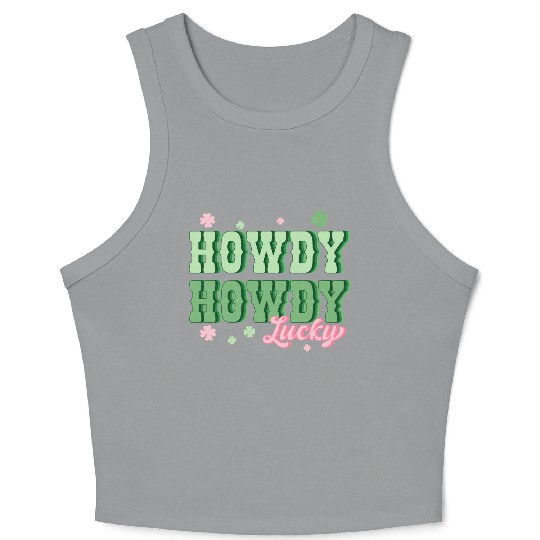 Howdy lucky Crop Tank Top
