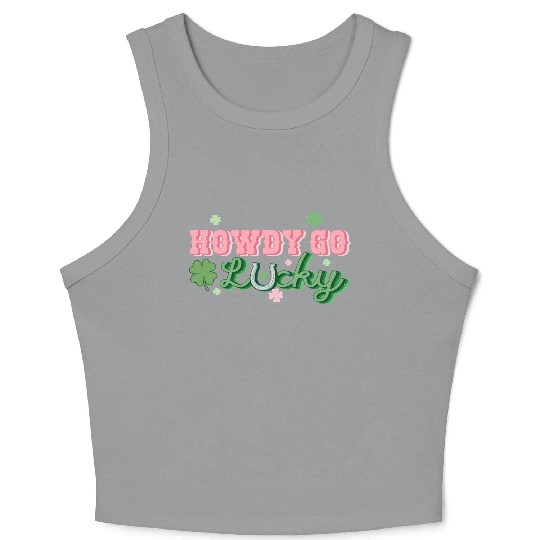 Howdy Lucky Charm Crop Tank Top