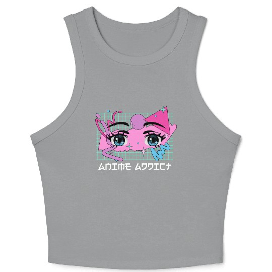 Anime Lover Manga Kawaii Japanese Animation Cute E Crop Tank Top