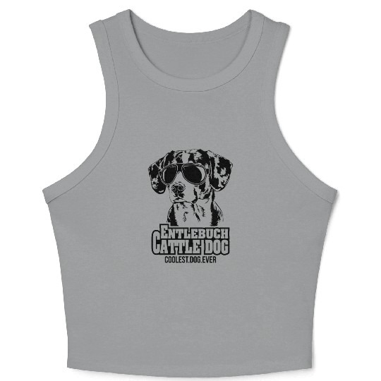 Entlebuch Cattle Dog coolest dog ever dog mom Crop Tank Top