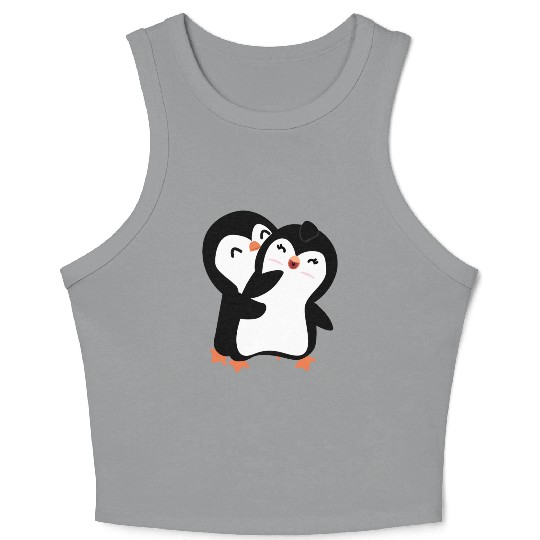 you re my penguin Crop Tank Top