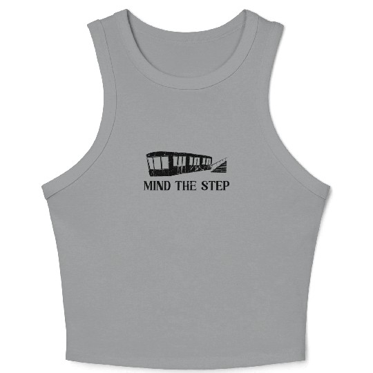 Mind the Step - Train Crop Tank Top