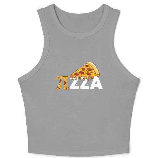 Happy Pi Day, Pi Day, Math Fun, March 14th, Pizza Crop Tank Top