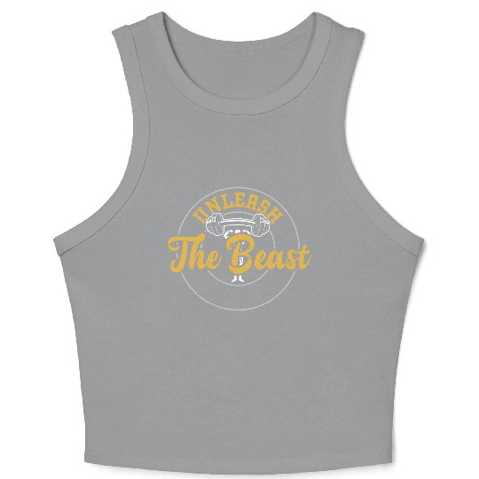 Unleash The Beast - Gym Crop Tank Top