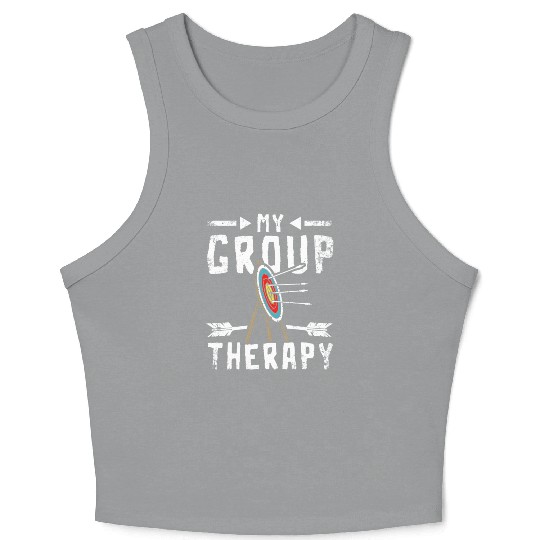 My group therapy Archery Crop Tank Top