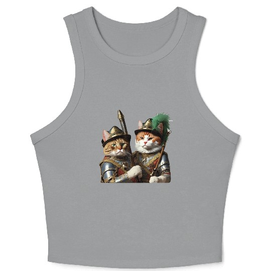 Conquistador Kitties Crop Tank Top