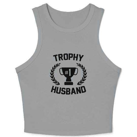 Trophy Husband Crop Tank Top