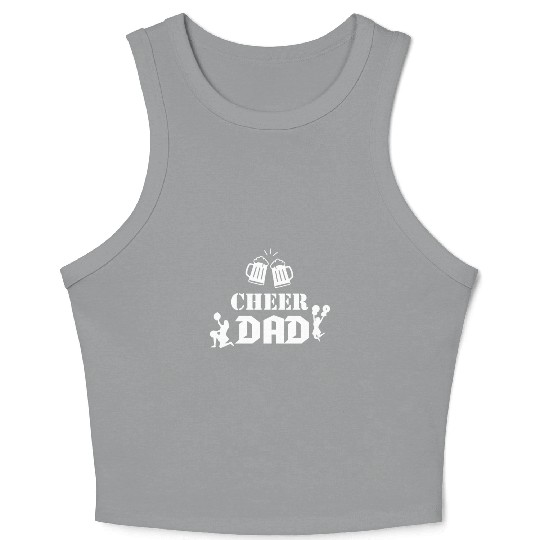 cheer dad Crop Tank Top