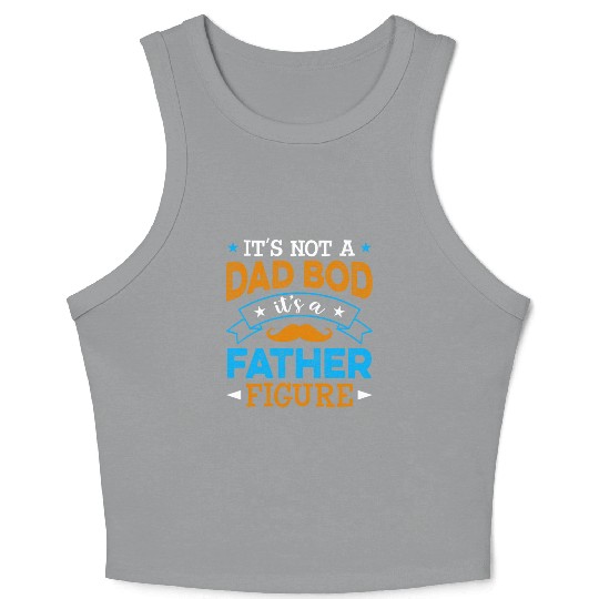 Dad Father Papa Sublimation Crop Tank Top