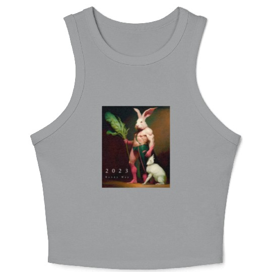 Bunny Year 2023, Chinese Zodiac Lucky Crop Tank Top