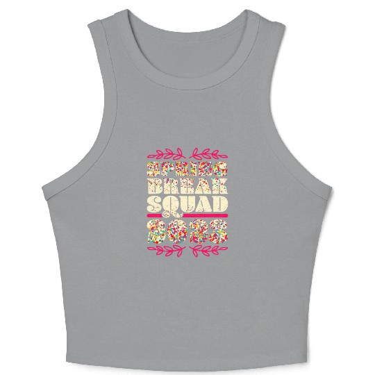 Spring Break Squad 2023 Friends Spring Break Crop Tank Top