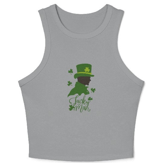 Saint Patricks Day | Happy St Patricks Day Crop Tank Top
