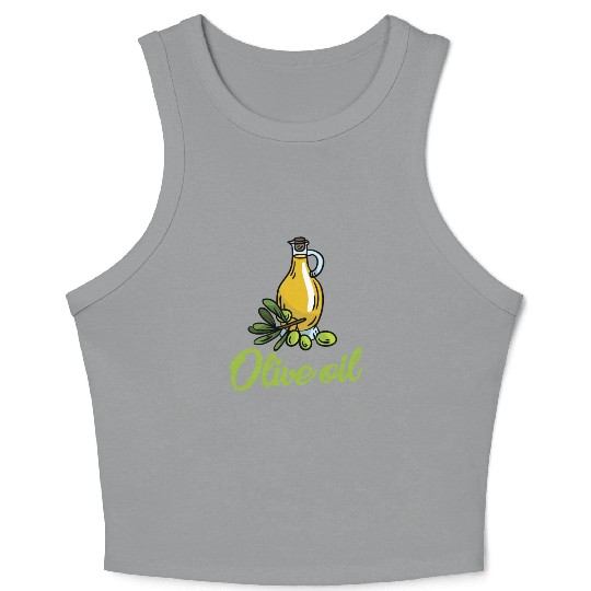Olive Oil Crop Tank Top
