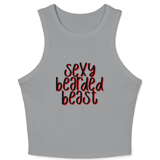 Sexy Bearded Beast 3 Crop Tank Top